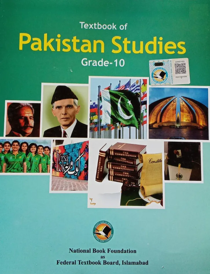 Class 10 Matric Pak Studies Textbook (SNC 2022-23) Edition (Federal Board) Class 10 Matric Pak Studies Textbook (SNC 2022-23) Edition (Federal Board)
